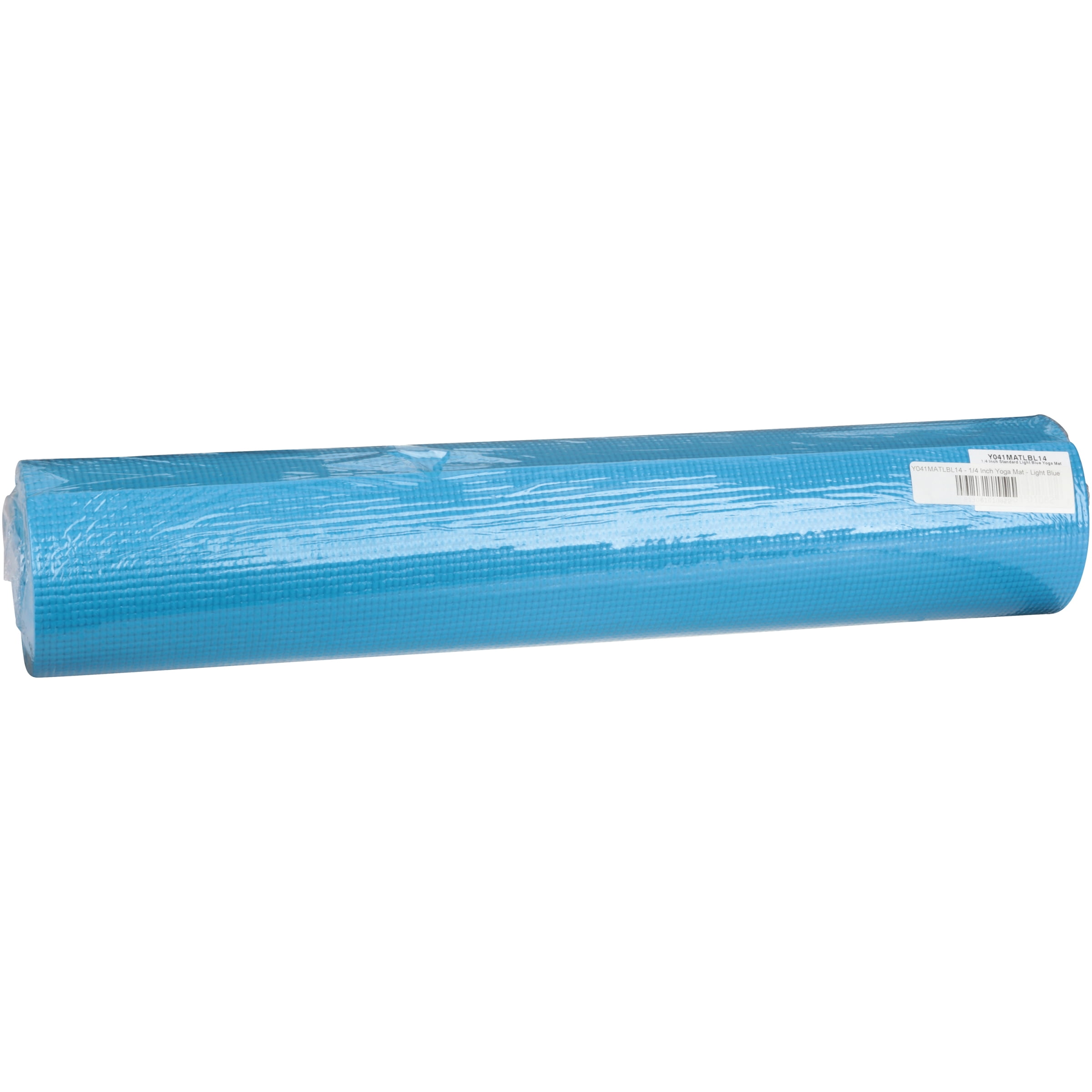 Yoga Direct Deluxe 1/4 Inch Non-Slip Yoga Mat Light Blue for