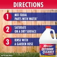 thumbnail image 5 of 30 SECONDS Outdoor Cleaner Concentrate - Rapid Results- Cleans stains from algae, mold and mildew from fences, siding, concrete, deck - 2 PACK, 1 Gallon, 5 of 7