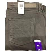 Calvin Klein Jeans Women's Ankle Skinny Denim Pants (6, Gray Pinstripe)