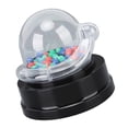 thumbnail image 1 of Electric Shake Lucky Ball Machine, Transparent Case Durable Portable Lottery Machine Easy To Carry Black  for Party, 1 of 7