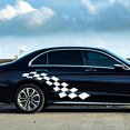 thumbnail image 4 of Car Stickers,2 pcs Checkerboard Graphics Racing Stickers Personalized Car Sticker DIY Decal Sticker for Car Body Side Skirt 120 * 30CM, 4 of 5