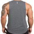 thumbnail image 2 of Mens Gym Vest Sports Stringer Tank Top Relaxed T Shirt Bodybuilding, 2 of 6