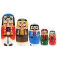 thumbnail image 1 of 1 Set of Nutcracker Nesting Dolls Multi-layered Matryoshka Early Educational Toy, 1 of 8