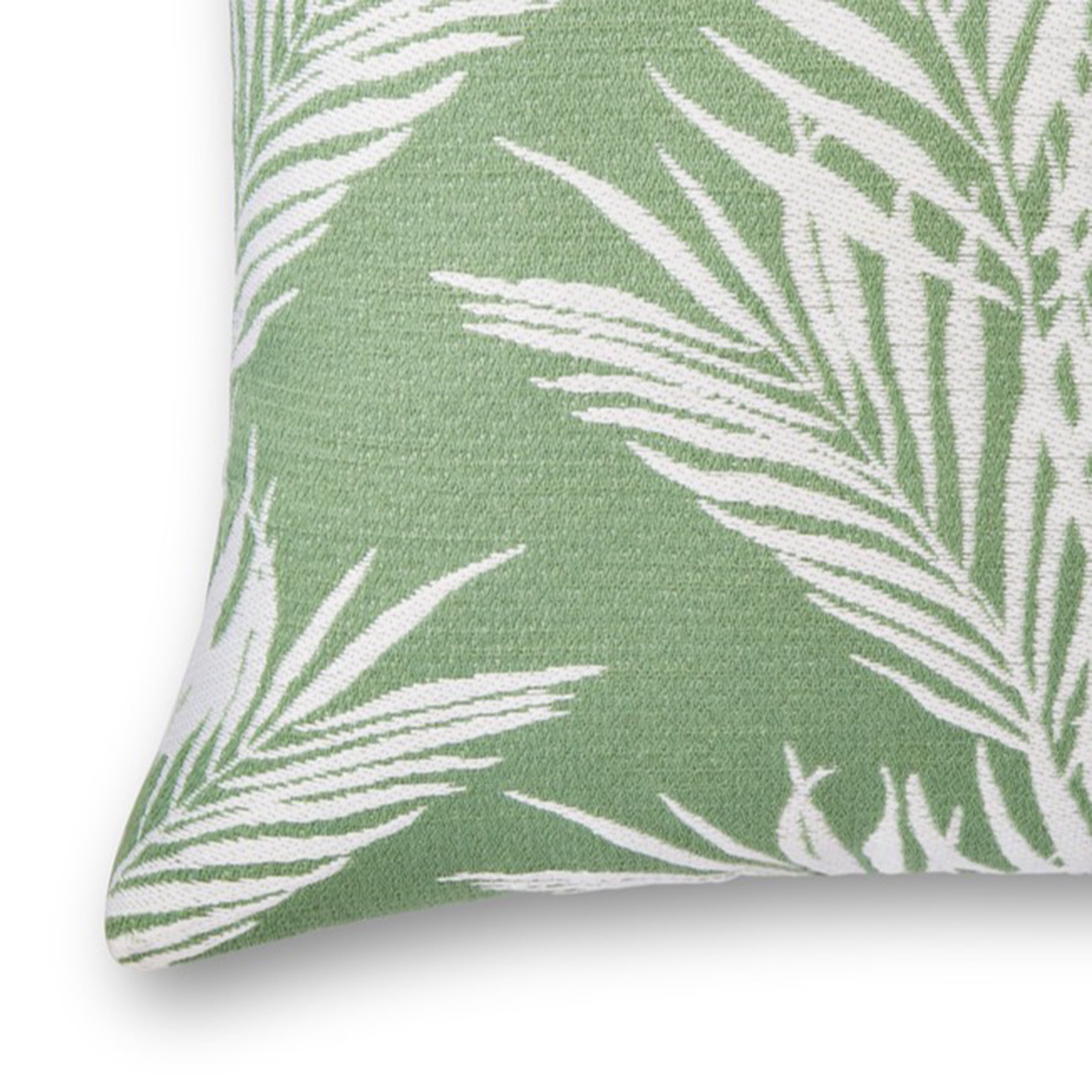 Better Homes & Gardens 18" x 18" Green Palm Outdoor Pillow