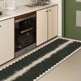 thumbnail image 3 of 2x6 FT Kitchen Runner Rugs Non Skid Washable, Faux Wool Rug Runners for Hallways Bathroom Carpet Runner, Soft Indoor Modern Floor Rug for Entryway Laundry Room, 3 of 11