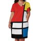 thumbnail image 2 of Vestido de bolsillo suelto My Mondrian, vestidos africanos para mujer, vestido de noche para mujer, 2 of 6