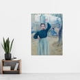 thumbnail image 2 of Adolfo Guiard The Little Village Girl With Red Carnation Extra Large Art Print Wall Mural Poster Premium XL, 2 of 3
