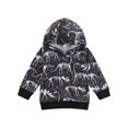 thumbnail image 1 of Xingqing Newborn Infant Baby Kids Boys Hooded Long Sleeve Sweatshirt Lettering Colorful Boy Tops, 1 of 8