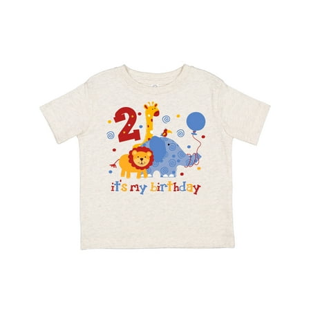 

Inktastic Safari 2nd Birthday Gift Toddler Boy or Toddler Girl T-Shirt