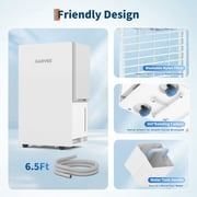 100 Pint Dehumidifier For 4500 Sq.Ft, Quiet And Energy Efficient With Smart Humidity Control