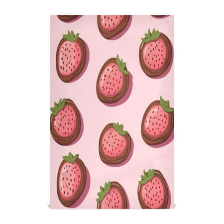 

Kitchen Towel 28x18 Inches x6，Plate Towel Decorative Towel Napkin Tea Towel Tea Towels For Kitchen Dish Cloths & Dish Towels Pink Strawberry Cookies