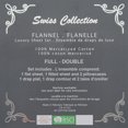 thumbnail image 3 of Cotton House - Flannel Sheet Set, 100% Mercerized Cotton, Full Size, Leaves Design, 3 of 4