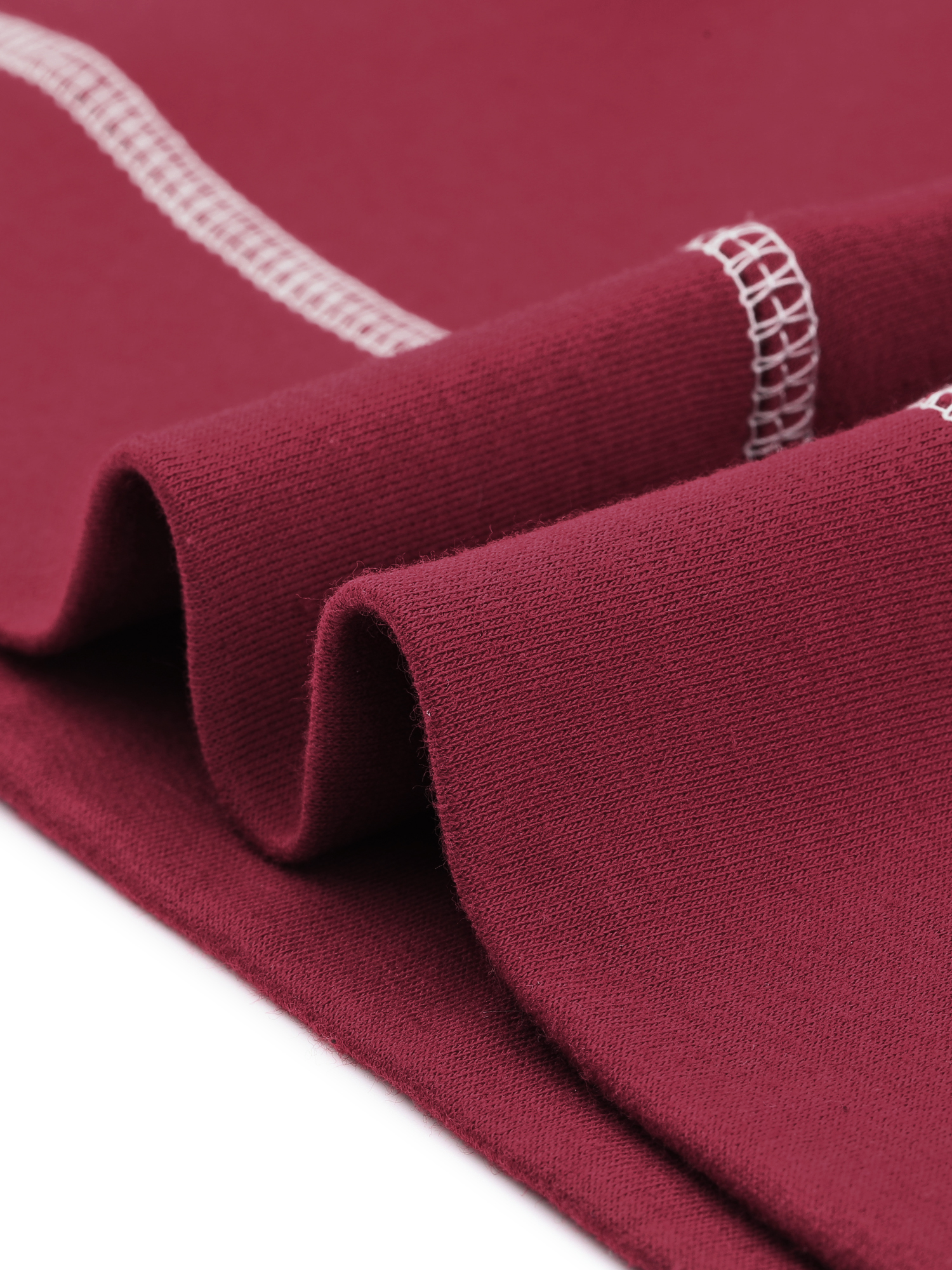 Unique Bargains Women's Plus Size Fleece Jacket Zip Front Hoodie 3X Burgundy