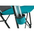 thumbnail image 5 of High Back Heavy Duty Lawn Chair Support 250LBS, Portable Collapsible Chair with Cup Holder -Blue, 5 of 9