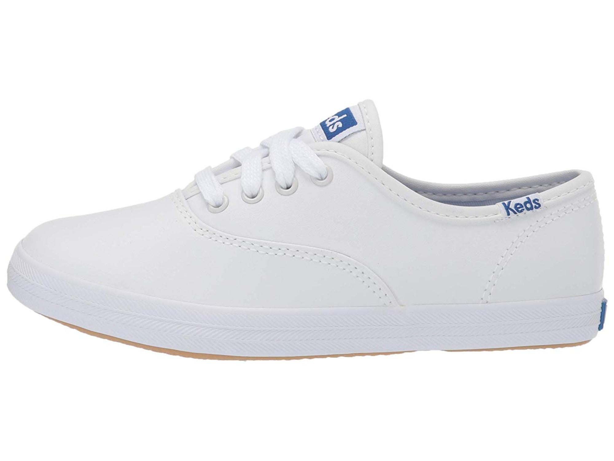 Keds - Kids Keds Girls Champion CVO Canvas Low Top Lace Up, White ...