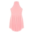 thumbnail image 6 of Haitryli Kids Girls Sleeveless Ballet Lyrical Dance Dress Figure Ice Skating Dress Gymnastic Leotard Pink 6, 6 of 7