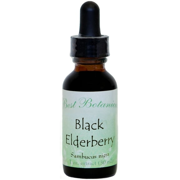 Best Botanicals Black Elderberry Extract 1 oz.