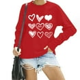thumbnail image 2 of Mingw Womens 2XL Crewneck Graphic Long Sleeve Pullover Tops Casual Fall Outfits, 2 of 6