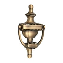 Shristy Hardware "Jarvis" Brass Door Knocker for Door Front - (Pack of 1 Antique Brass Finish)