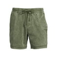thumbnail image 5 of No Boundaries Men's and Big Men's Stretch Twill Pull On Shorts, up to Size 5XL, 5 of 5