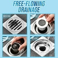 thumbnail image 5 of Tssuoun Stainless Floor Drain Filter Reusable Anti-blocking Hair Catcher Shower Bathtub Sink Mesh Basket Bathroom Small Short, 5 of 9