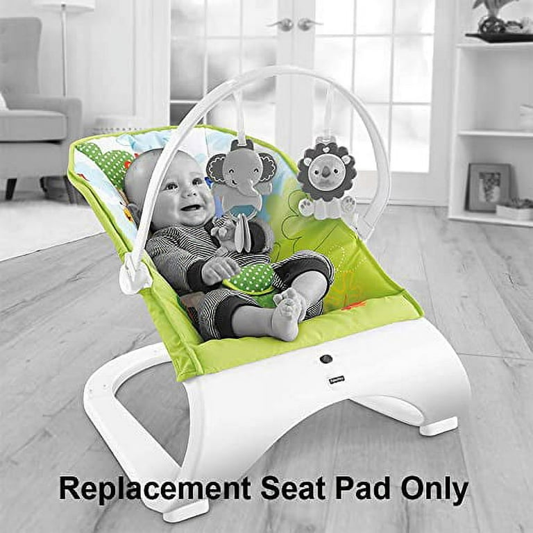 Replacement Part for Fisher Price Rainforest Friends Comfort Curve Bouncer Baby Seat CKR34 Replacement Seat Cover Pad