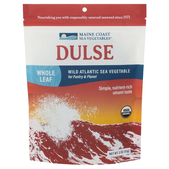 Maine Coast Sea Vegetables Organic Dulse Wild Atlantic Sea Vegetable 2 oz pack of 2