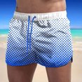 thumbnail image 1 of Swim Trunks Men, Mens and Womens Five-point Quick-drying Drawstring Printing Breathable Sports Surfing Seaside Vacation Beach Trunks Swimming Trunks, 1 of 3