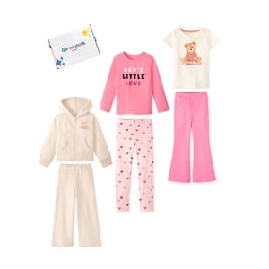 Garanimals Baby & Toddler Girl 6-Piece Outfit Set