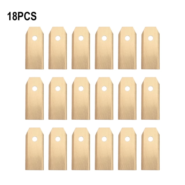 GLFILL 9 18 30 Pcs Blade Sliver gold Accessories Rustproof For All Robotic Lawnmowers Lawn Mower Parts Weather Resistant 18pcs gold