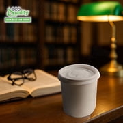 [50 PACK] 4 oz White Disposable Paper Coffee Espresso Cups with White Lids - White Paper Disposable Coffee Hot Tea Cups Espresso - Bio Degradable Eco Friendly Hot Beverage, To Go, Wholesale