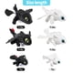 thumbnail image 2 of ﻿Toothless Dragon Car Accessory, Little Dragon Doll,Black and White Double Evil Spirit Doll with Suction Cup, Helmet, car, Motorcycle roof sunroof Decoration (Black - 7.8 in), 2 of 5