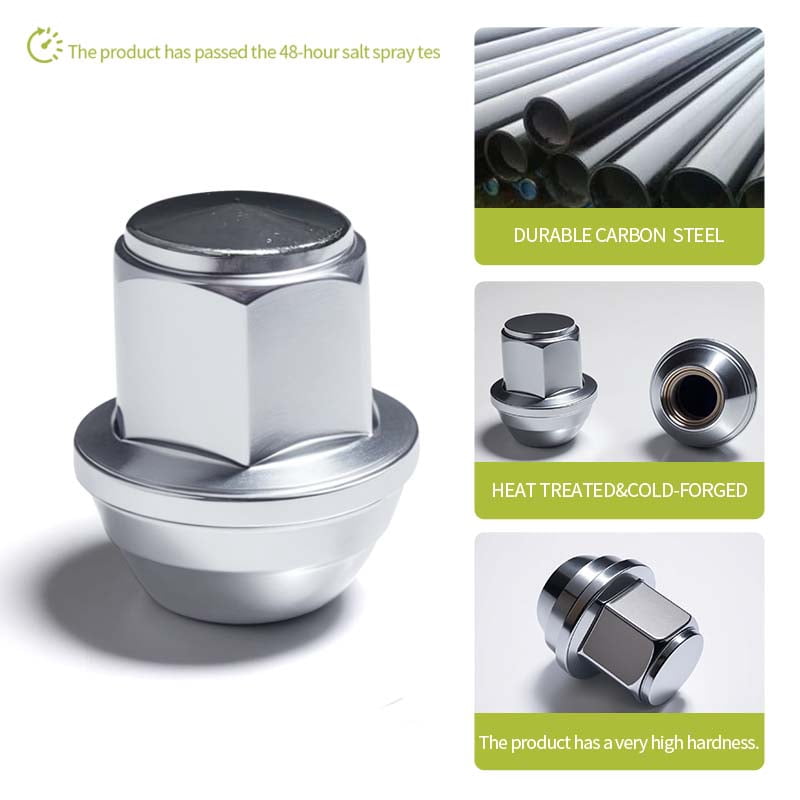 M12x1.5 Lug Nuts, Chrome Closed End Lug Nut Replacement 19mm Hex for Fusione；Focus；Focus；Lincoln mkc；Lincoln mkz Aftermarket Wheel - 20pcs