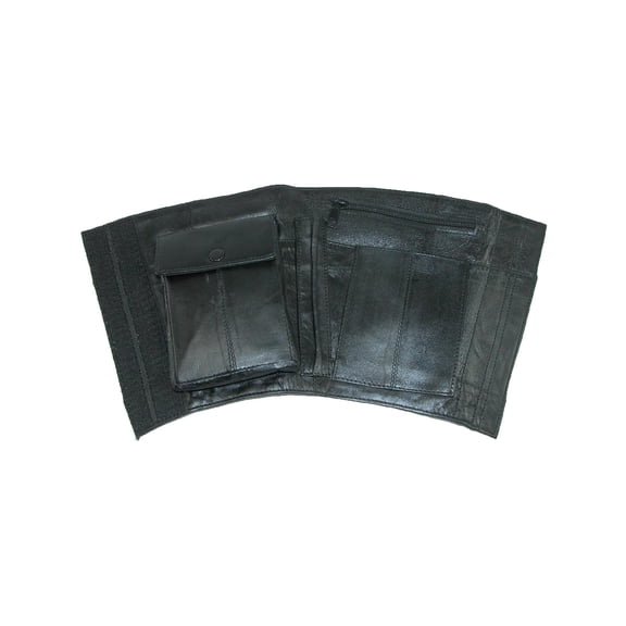 CTM Leather Travel Security Ankle Wallet