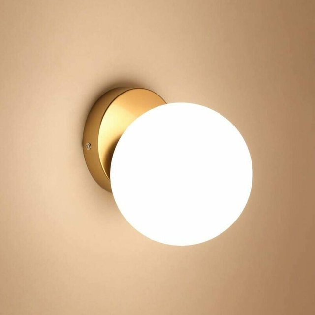 Aplique de pared moderno, lámparas de techo de vidrio E27, lámpara de pared interior para estudio, pasillo, guardarropa - Bombilla no incluida esquí esquí Gafas de esquí