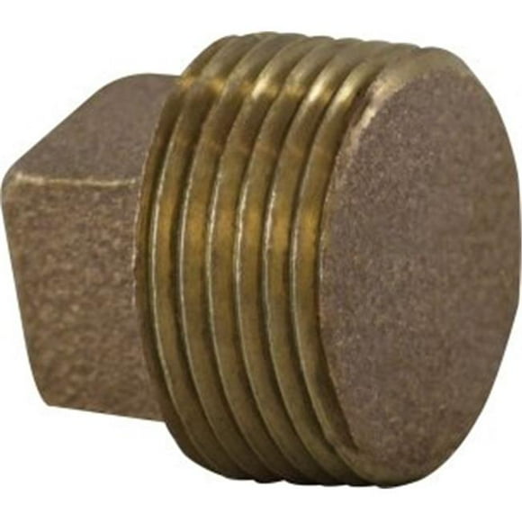 Midland Industries 44674 Bouchon de Tête Carrée Solide en Bronze de 0,75 Po