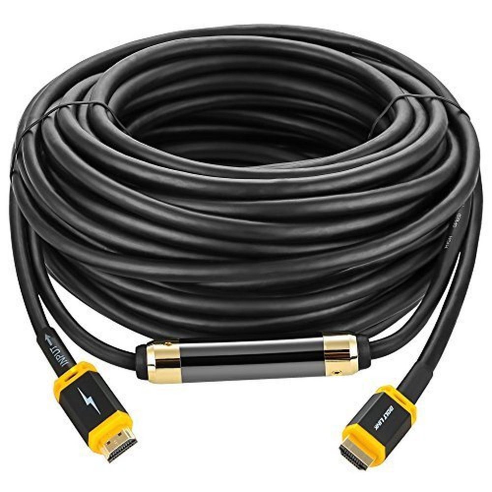 Boltlink High Speed 4K Hdmi Cable with Booster 75 Feet 22.9m Supports