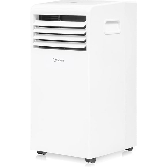 MIDEA MPF14CR81-E Portable Air Conditioner 14000 BTU Easycool AC Cooling, Dehumidifier and Fan Functions for Rooms up to 350 Sq, ft. with Remote Control, White