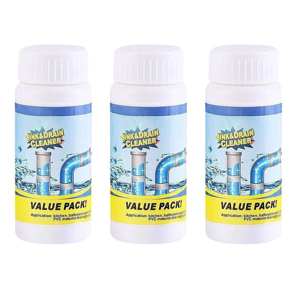 Clog Remover,Drain Cleaner,Fast Foam Toilet Cleaner,Powerful Sink&Drain Cleaner High Efficiency - Clog Remover,Pipe Clearing Agent Foam Cleaner(3pcs)