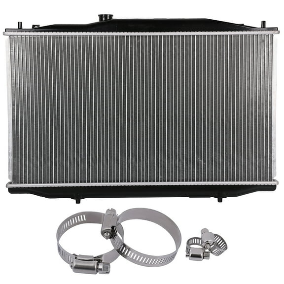 Replacement for 2006 2007 for Honda Accord Sedan Value Package CCIYU Plastic Aluminum Radiator and Oil Hose Clamps