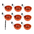thumbnail image 3 of Taza de Agua para Pollos Jinwen 3.4 Pulgadas Naranja, 3 of 8