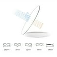 thumbnail image 2 of Men and Women Korean Style Small Frame Metal Frame Eyeglasses Office Glasses Computer Goggles Anti Blue Light Glasses Replaceable Lens Eyeglass BLUE, 2 of 8