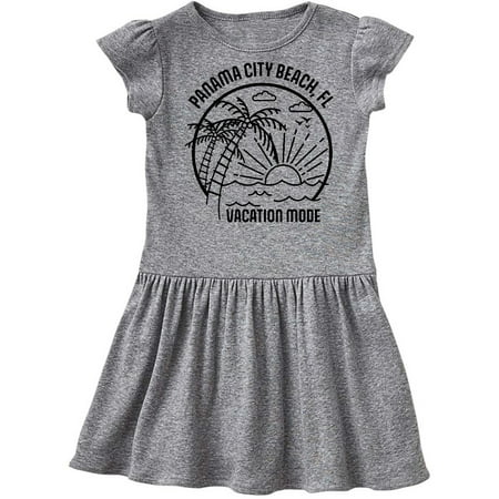 

Inktastic Summer Vacation Mode Panama City Beach Florida Gift Toddler Girl Dress