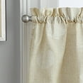 thumbnail image 3 of CHF Seashells 24" Tiered Curtain Set, Pair, Printed, Linen, Polyester, Adult, 3 of 5
