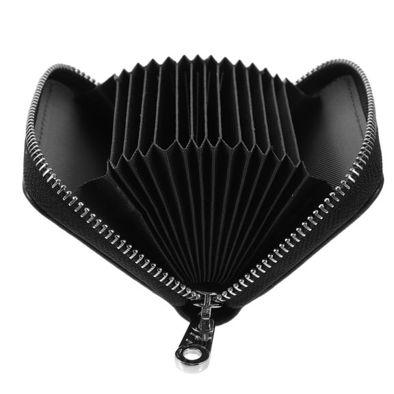 YuYiSan Credit Card Holder Women Zipper Wallet Business Card Holder Card Organizer for Outdoor Shopping