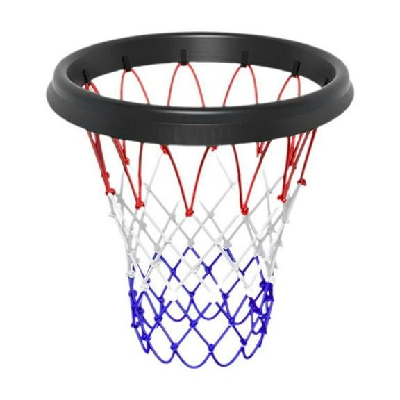 Portable Basketball Net Easy Install Throw-and-Attach System for Rimless Hoops, TPU Material, Universal Compatibility