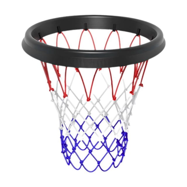 Filet de Basketball Portable Extérieur, Remplacement de Filet de Basketball, Cadre de Filet de Basketball Détachable Léger Portable, Filet de Panier de Basketball Standard s'Adapte à un Bord Standard, Accessoires de Basketball