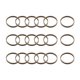 thumbnail image 1 of Redondo Arete Cuenta Aro Anillos, Círculo Abierto Bisel Enlace Anillo 8mm/0.3" Bronce Aretes Búsqueda Enlace Anillo para Joyería Fabricación, Paquete de 100, 1 of 7