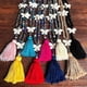 thumbnail image 5 of Bohemian Ethnic Boho Tassel Necklace Crystal Bead Necklace Nature Stone Butterfly Long Sweater Necklace for Women, 5 of 5