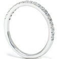 thumbnail image 3 of Pompeii 1/3ct Diamond Ring Womens Wedding Anniversary Band 10k White Gold (H/I,I1-I2), 3 of 4